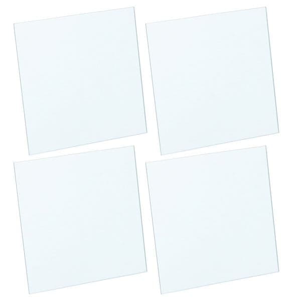 Spegelvägg - Självhäftande Spegel 22x22cm 4-pack