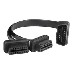 2-1 suora OBD2-kaapeli 16 PIN-koodilla - 30 cm jakokaapeli