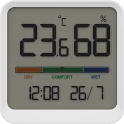 Apt hygrometer og termometer 74412 (hvid)