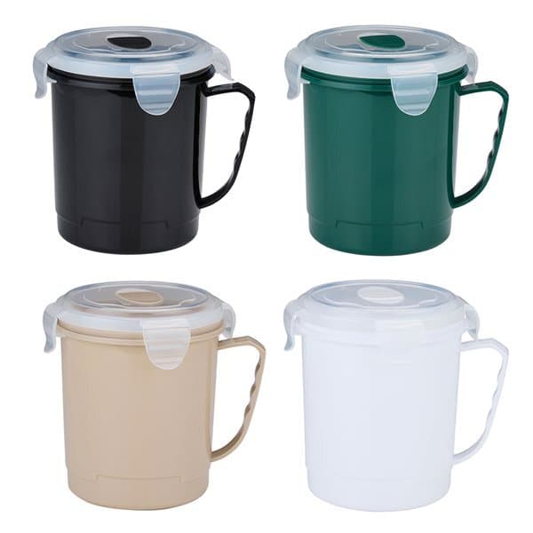 Soppmugg med lock 600 ml