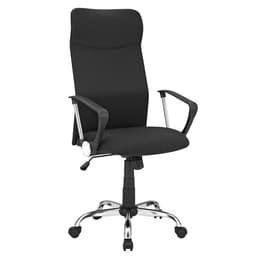 Ergonomisk Kontorstol med Hjul - Ryggstøtte og Justerbar Høyde, Grå