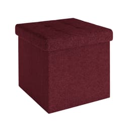 Folde Skammel 30x30x30 cm Taburet (rød)
