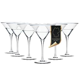 6x Krystallklart Martini Glass Cocktailglass 145ml