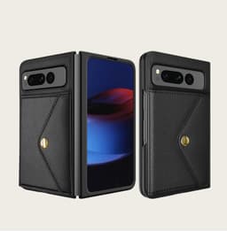 Google Pixel Fold -lompakkokotelo - PU-nahkainen suojaläppäkotelo