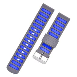 Huawei GT2/GT3/GT4 tofarget silikonklokkerem Grå+blått