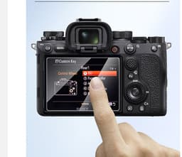 Kolmen pakkauksen karkaistu lasi näytönsuoja Sony RX10 IV -kameralle