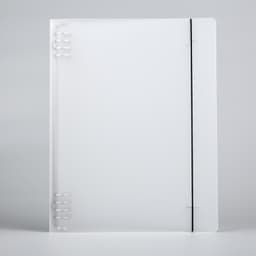 Transparent Binder, 8-Huls Genopfyldelig Notesbog A4