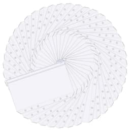 A6 PVC-lynlåslomme til 6-ringbind 60-pakke