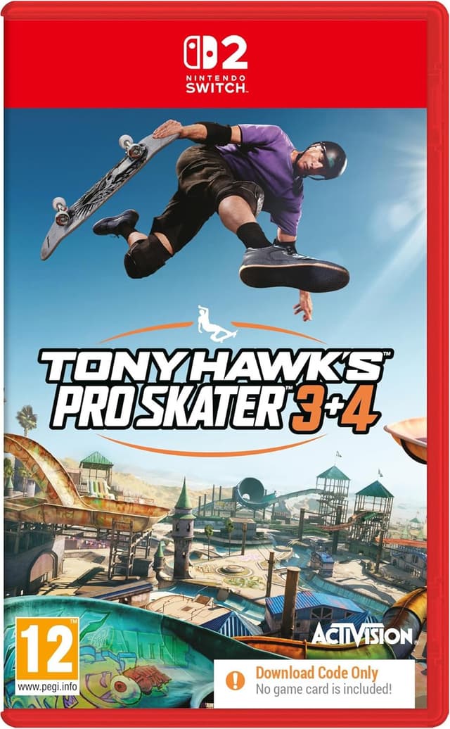 Tony Hawk's Pro Skater 3 + 4 (Code in a Box) - Nintendo Switch 2 - Sport