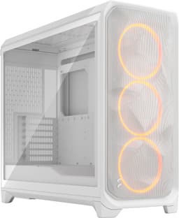 Fractal Design Meshify 3 XL RGB datorchassi (vit/klar tonad)