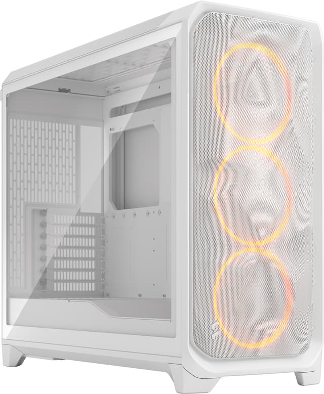 Fractal Design Meshify 3 XL RGB datorchassi (vit/klar tonad)