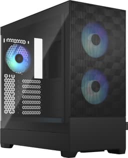 Fractal Pop Air RGB PC-kabinett (sort/gjennomsiktig tint)
