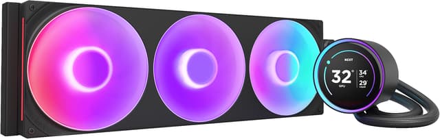 NZXT Kraken 420 Elite V2 CPU vattenkylare (svart)