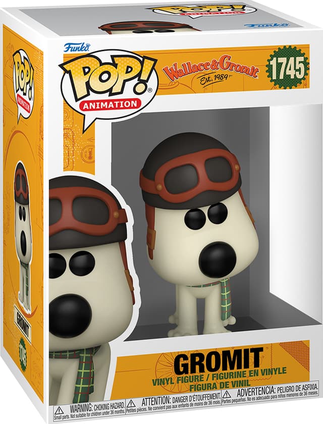 Funko POP! Wallace & Gromit Gromit with Aviation Hat figur