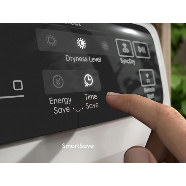 SmartSave – Tørk raskere, spar opptil 50 minutter eller opptil 20 % energi med hver belastning.*