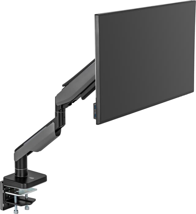 Essentials Heavy-Duty RGB Gaming-skærmarm (sort)