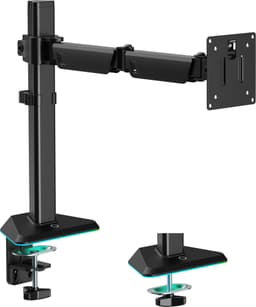 Essentials RGB Articulating monitorarm (svart)