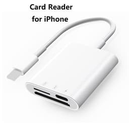 NÖRDIC Lightning Card Reader 1xSD 1xMicroSD 1xLightning