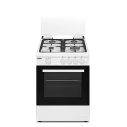 Gasskomfyr Chef Pro - hvit, 60 cm