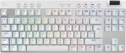 Logitech G PRO X TKL Lightspeed Tactile -pelinäppäimistö (valkoinen)
