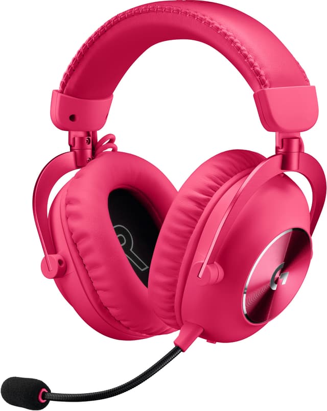 Logitech G Pro X 2 Lightspeed trådlöst gamingheadset (rosa)