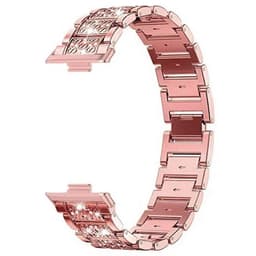 Diamond bling kellon ranneke Huawei Watch Fit 4 Pro - Vaaleanpunainen