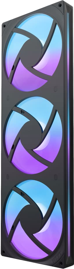 NZXT F420RGB chassifläktar (svarta)