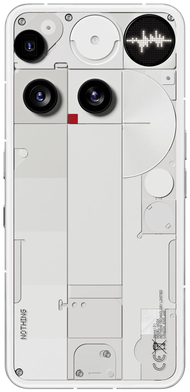 Nothing Phone (3) smartphone 16/512 (vit)