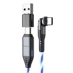 Kabel PowerPivot Pro Glowing LED USB-C Til USB-C 1m