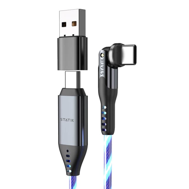 Kabel PowerPivot Pro Glowing LED USB-C Till USB-C 1m