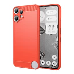SKALO Nothing CMF Phone 2 Pro Armor Carbon Suojakuori - Punainen