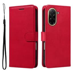 SKALO Xiaomi Redmi A5 4G PU-nahka Lompakkokotelo - Punainen
