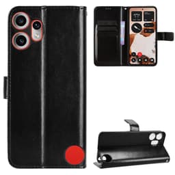 SKALO Nothing CMF Phone 2 Pro PU-læder Flip Cover - Sort - Sort