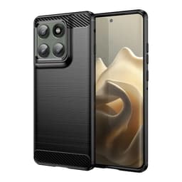 SKALO Motorola Edge 60 Pro 5G Armor Carbon Suojakuori - Musta