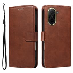 SKALO Xiaomi Redmi A5 4G PU-nahka Lompakkokotelo - Ruskea