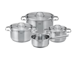Rösle PureElements Cookware set w lid 7 parts Steel
