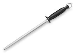 Sabatier sharpening steel round x 30 cm Steel/Black