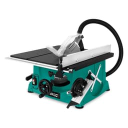 VONROC Bordssåg Kompakt 2000W – Ø250mm | Inkl. 60T Sågklinga – Sågvinkel 0°–45° – Mjukstart – Dubbel Spånutsug – TS505AC