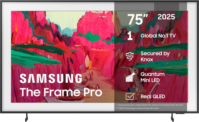 Samsung 75” The Frame Pro Neo QLED 4K Edge MiniLED Smart TV (2025)