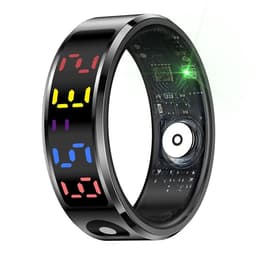 Vanntett Smart Ring Søvnsporing Blodsyre Pulsmåler Ladeetui – Størrelse 10
