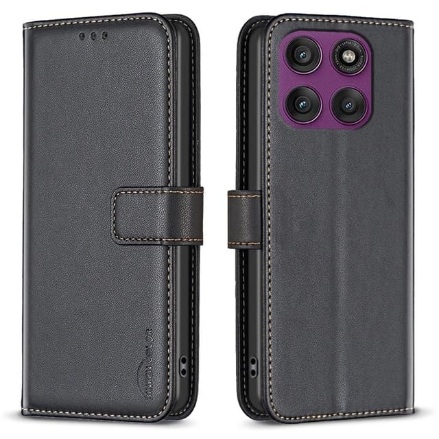 BINFEN COLOR BF17 För Motorola Edge 60 Pro 5G Fodral Plånbok Folio Flip Cover