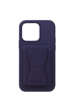 Snapcase Iphone 15 2 kort Plånbok (Mörklila)