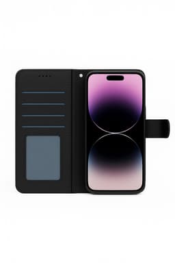Snapcase Leather wallet 4 card Iphone 16 pro max (Black)