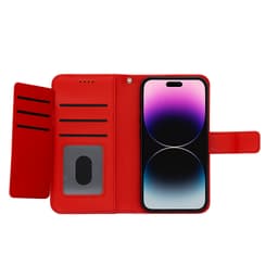 Snapcase Leather Wallet 9 Card Iphone 16 Pro (Red)