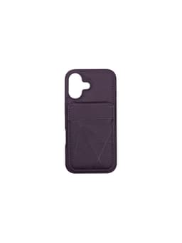 Snapcase Iphone 16 flipcover 4 kort (Lila)