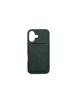 Snapcase Iphone 16 flipcover 4 kort (Grön)
