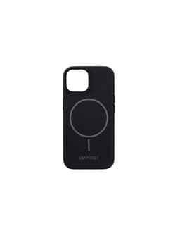 Snapcase Iphone 15 Silicon MagSafe (Svart)