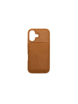 Snapcase Iphone 16 flipfodral 4 kort (Ljusbrun)