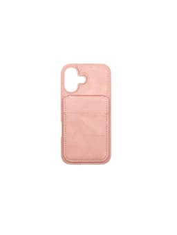 Snapcase Iphone 16 flipcover 4 kort (Rosa)
