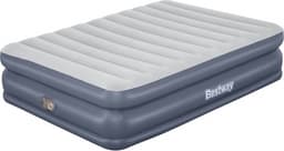 Bestway Tritech Quadcomfort luftmadras Queen luftfyldt ekstraseng, indbygget pumpe, 203 x 152 x 51 cm
